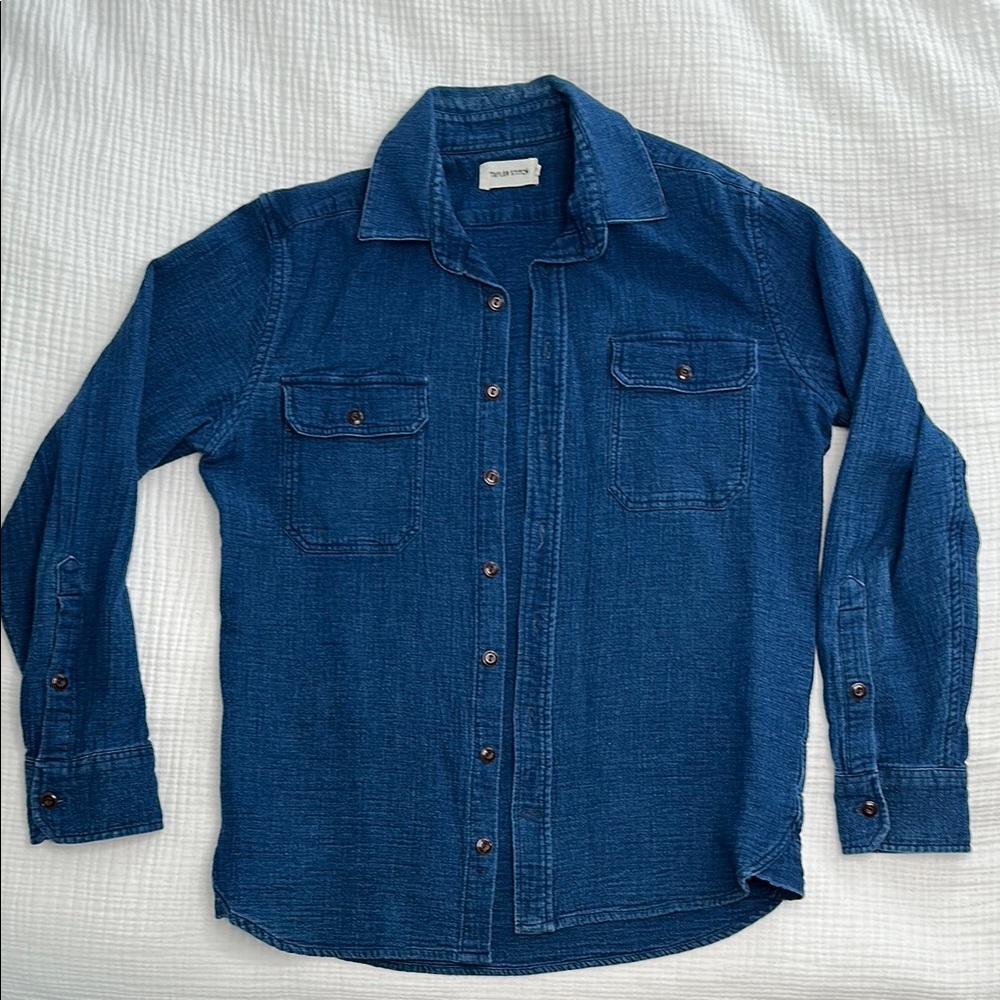Taylor Stitch - Men's Blue Denim Shirt - Medium (40)